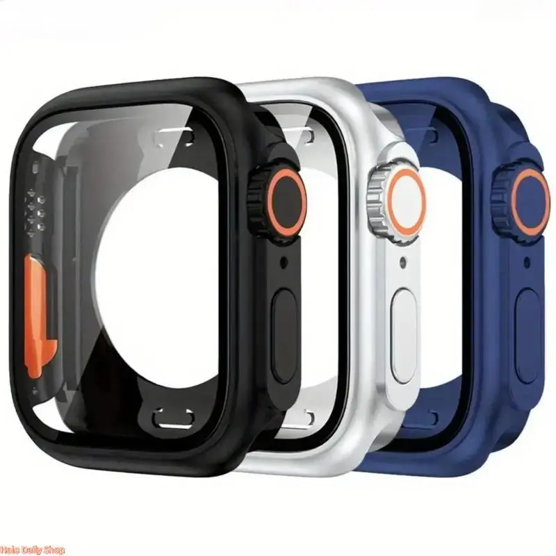 3-Pack Premium Smartwatch Accessories Shockproof Shell, HD Protective Shield, Full Coverage Bumper, Smooth-Touch Frame Cover for iWatch Series 11/10/9/8/7/SE2 (42mm/46mm/45mm/44mm/41mm/40mm Sizes)