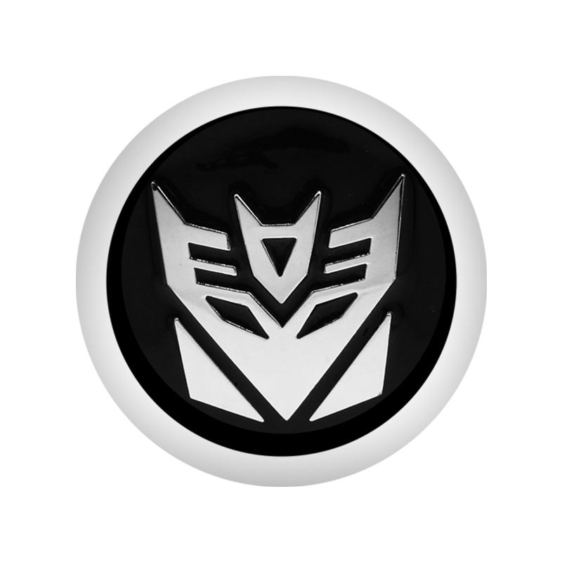 1Pc Car 3D Car Stickers Autobots and Decepticons Transformer Badge Decepticon Emblem Tail Decal Cool Autobots Car Styling Car Accessories Automotive Exterior Decoration and Personalized Ride Look