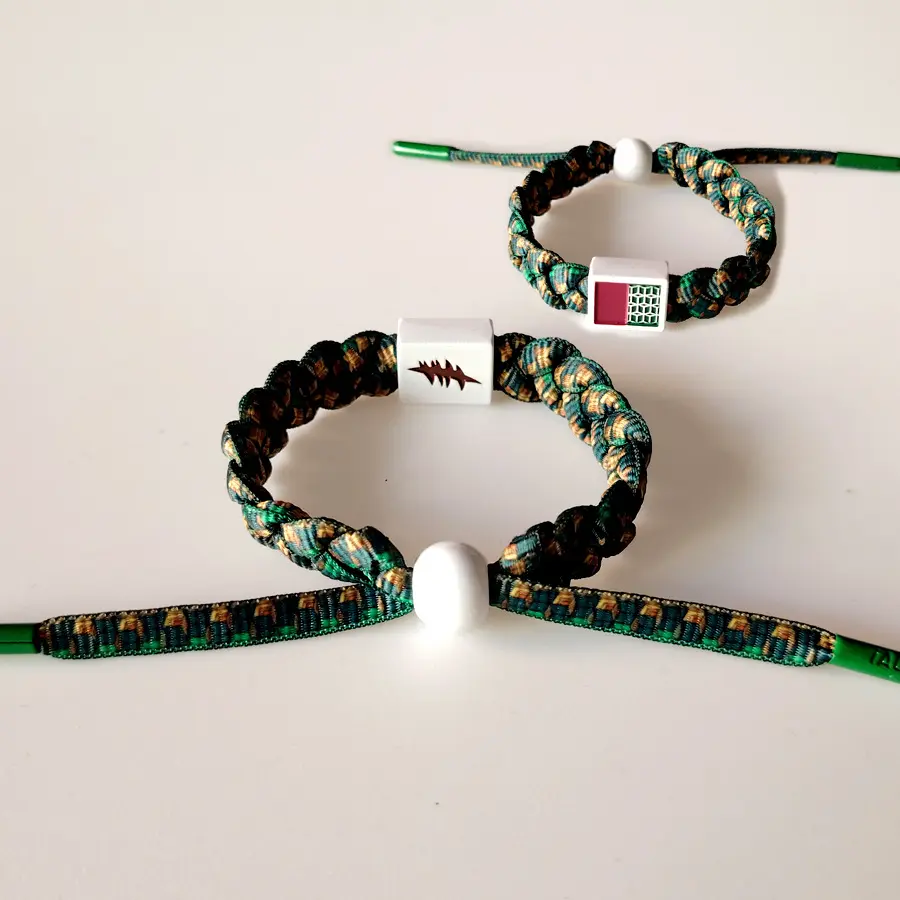 Anime Demon Slayer: Kimetsu no Yaiba, Tanjiro, Zenitsu, Tanjiro's woven bracelet, birthday gift for teenagers and couples, holiday gift, niche fashion, unique style Anime Demon Slayer: Kimetsu no Yaiba, Tanjiro, Zenitsu, Tanjiro's woven bracelet, birthday gift for teenagers and couples, holiday gift, niche fashion, unique style