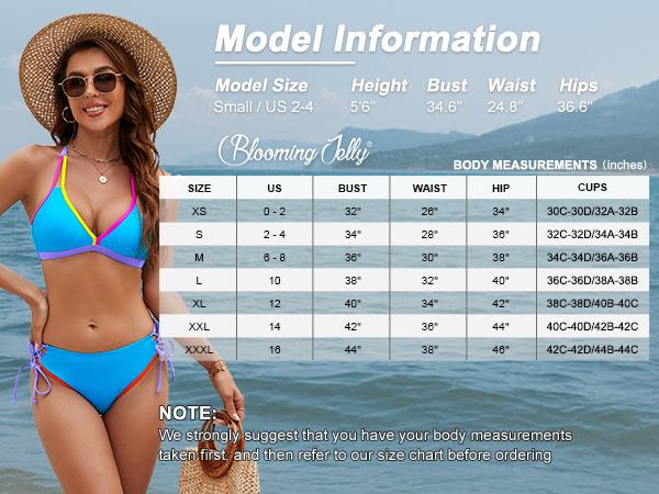 Blooming Jelly Triangle Top String Mid Rise Bottom Women's Cheeky Two Piece Bikini Set