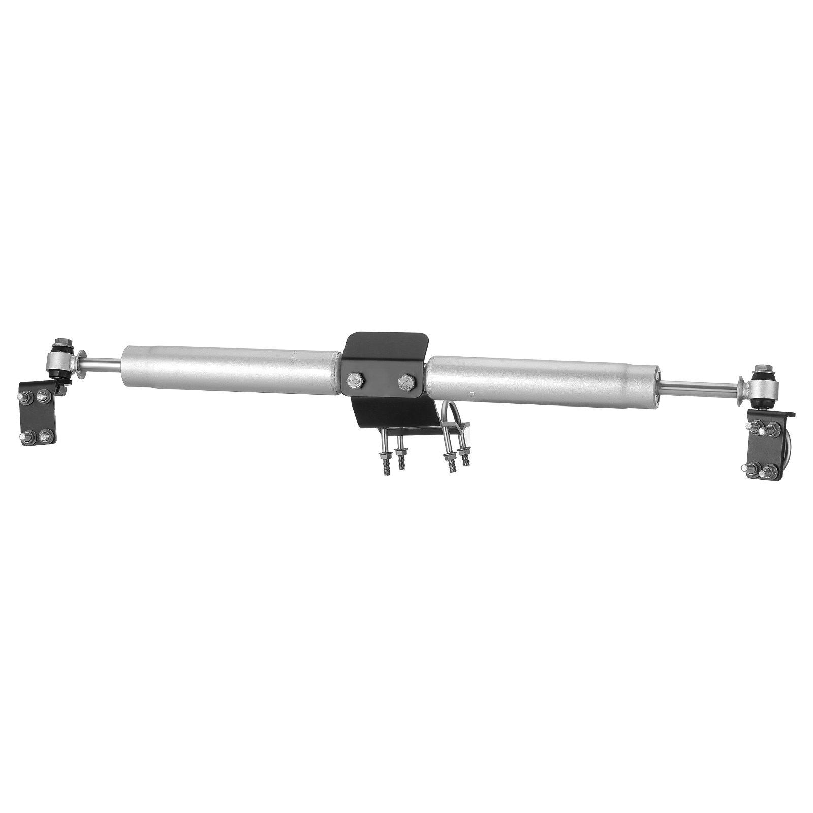 VEVOR Dual Steering Stabilizer, for 2007-2018 Jeep Wrangler JK, Dual Steering Stabilizer Kit Fits with 2 Inches of Suspension Lift or Higher, Enhanced Control & Reduced Vibration, Easy Installation