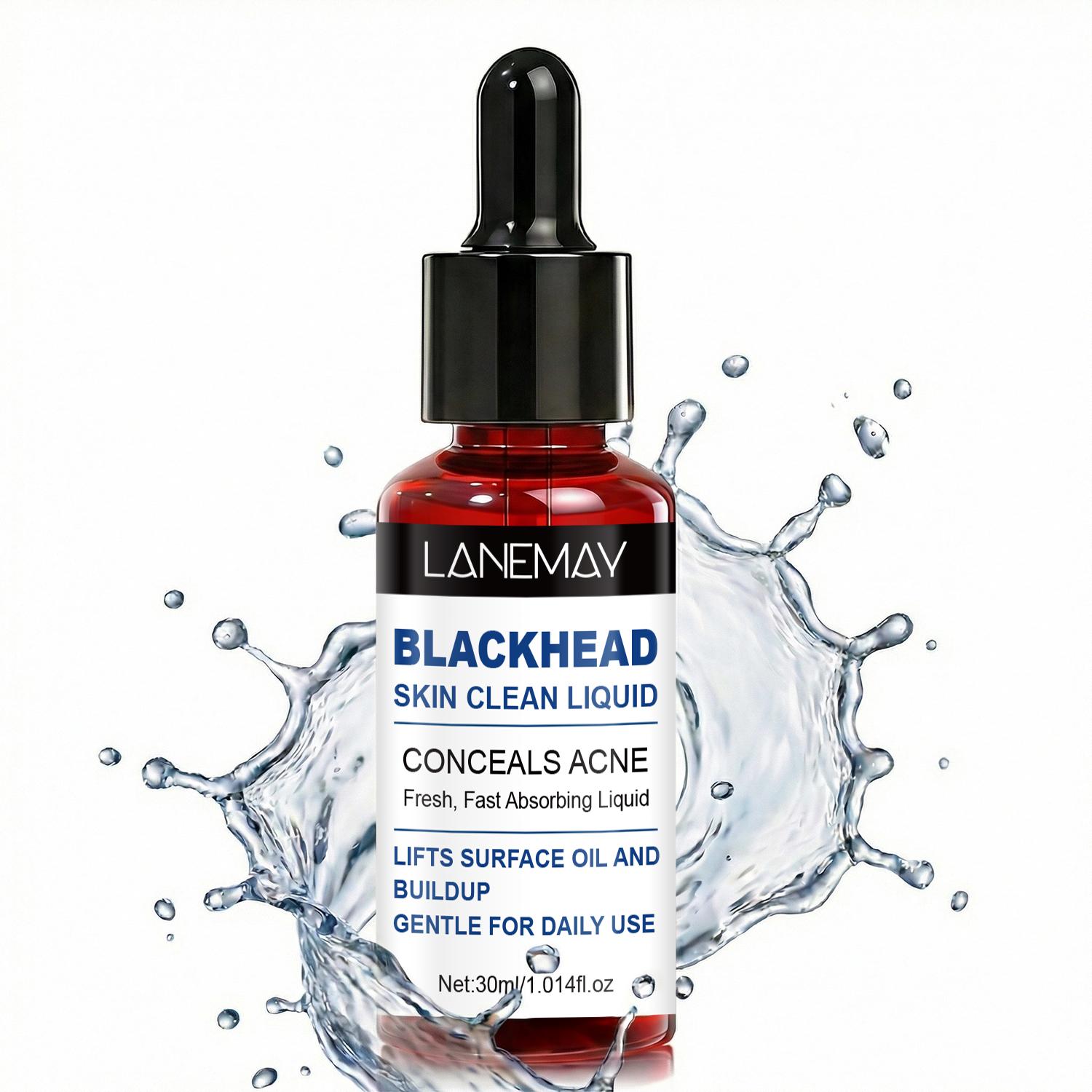30ml Multi-Acid Blackhead Cleanser | Salicylic Acid + Succinic Acid + Niacinamide + Lactobionic Acid softens blackheads and fades blemishes from the root | Gentle formula suitable for daily use, improves roughness, and refines skin.