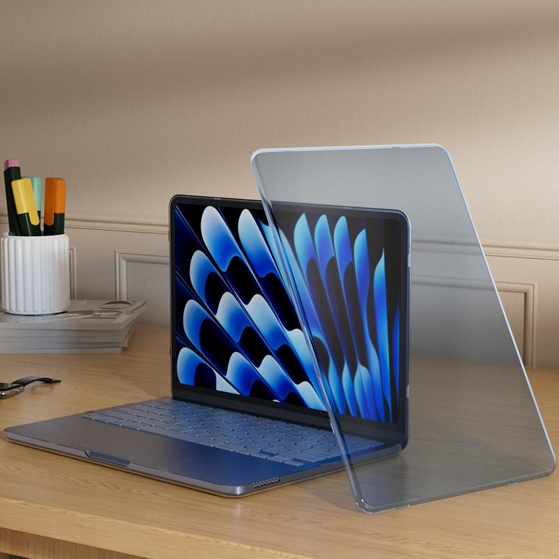 2026 New MacBook Neo 13-inch Scratch-Resistant Case, Model Neo-A3404 A18 Pro, available in four colors: Pink, Indigo, Citrus Yellow, and Crystal White, Neo Laptop Case