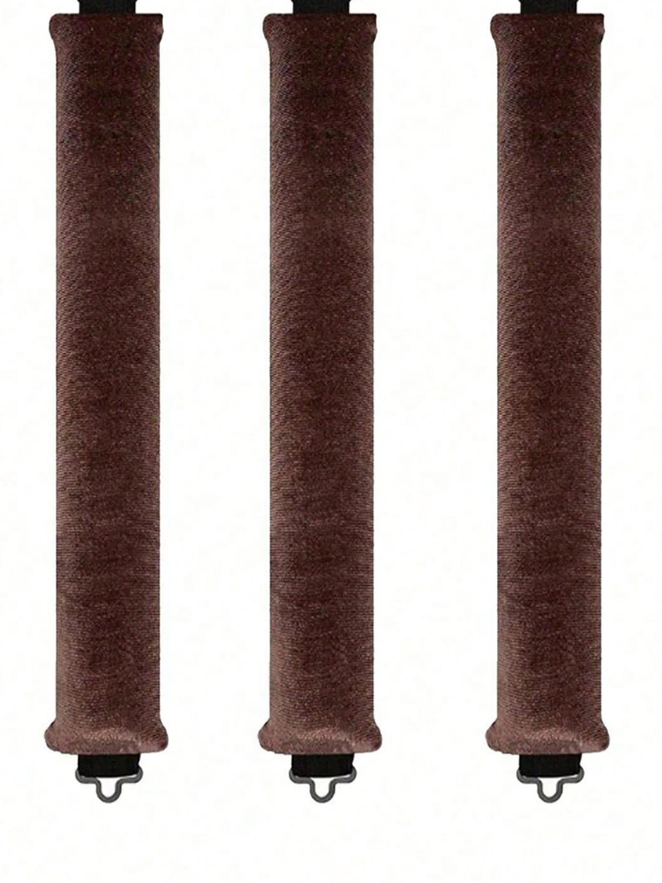 3 Piece No Heat Curling Iron Hooks Rubber Hair Roller Tool, Heatless Hair Curlers, Lazy Wave Curler for Sleep, Damage-Free Hairstyle Accessory