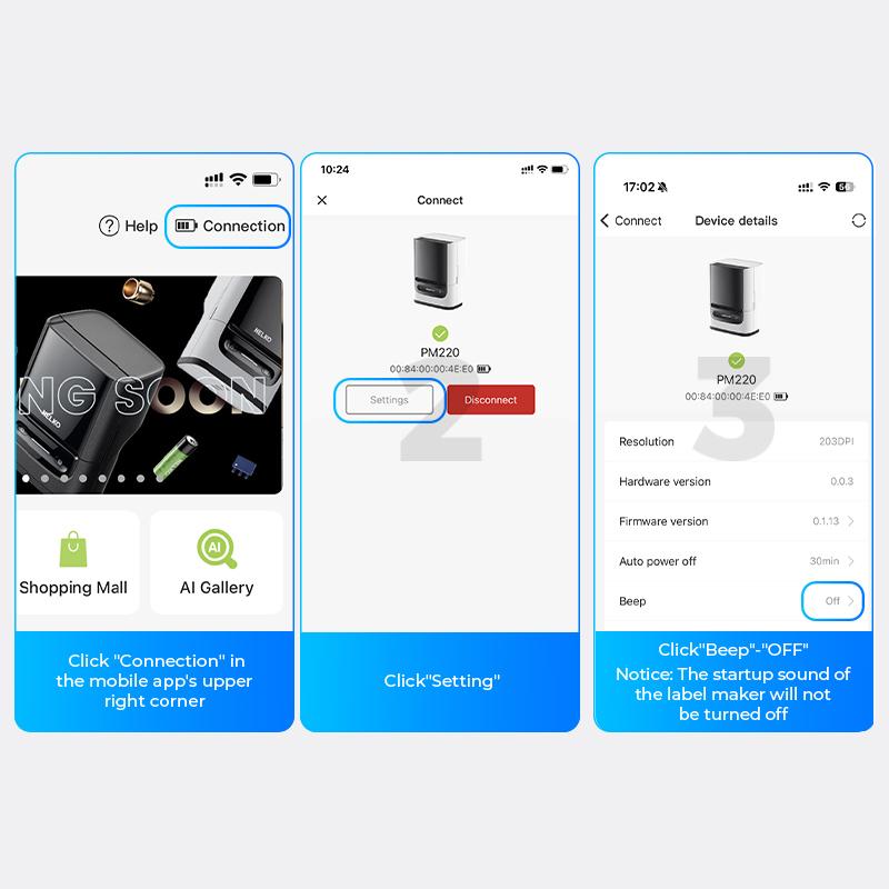 PM220 Label Printer, Bluethooth Label Printer, Portable Thermal Printer for Small Business, Logo, Clothing, Mailing, Sticker Printer for Phones & PC PM220 Label Printer, Bluethooth Label Printer, Portable Thermal Printer for Small Business, Logo, Clothing, Mailing, Sticker Printer for Phones & PC