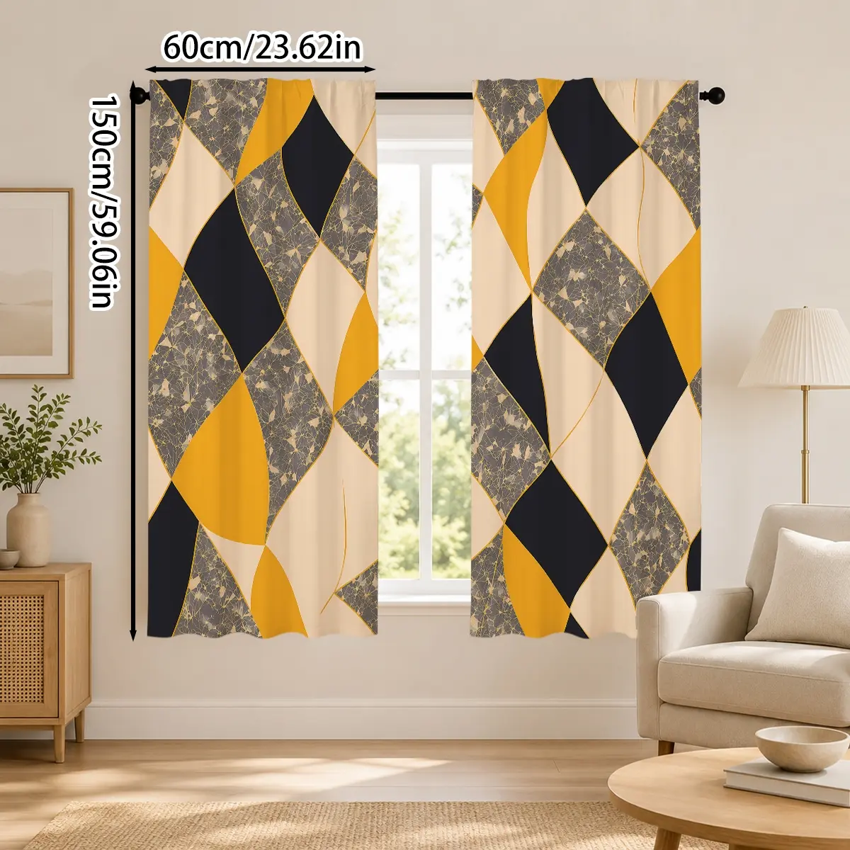23"W*59"L(60*150cm)-2pcs
