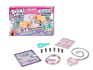 - The Original Wearable Shareable Toy Sticker Bracelet + Collection Book| Includes 120 Mini Stickers| Over 1000 Fun Sticker Designs to Collect!(Series 2)