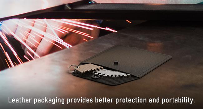 YESWELDER Metal Sheet & Wire Thickness Gauge for Welding & Fabrication | Dual-Sided Stainless Steel Thickness Measurement Tool