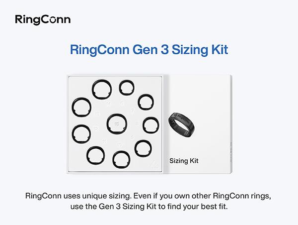 RingConn Gen 3 Sizing Kit - Size First Before You Buy - Choose from 10 Sizes - Sizes 6 to 15 - Find The Perfect Ring Size Smart Ring Size - Only Compatible Smart Ring,back to school,back to school haul