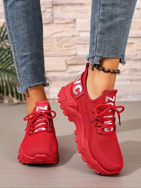 Women's Plus Size Casual Sneakers, Lightweight Comfortable, Breathable Running Shoes, Available in, Perfect for Travel Home Daily Wear