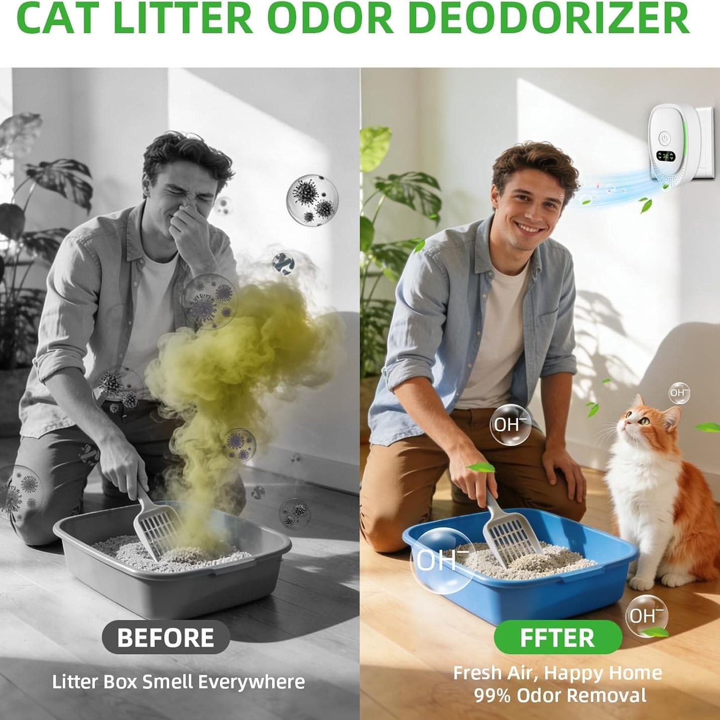 2026 New Plug-In Air Purifier, Home Negative Ion Air Purifier, Quiet Air Freshener, Office Silent Air Purifier, Dust-Free, Pet-Proof, Odor Control