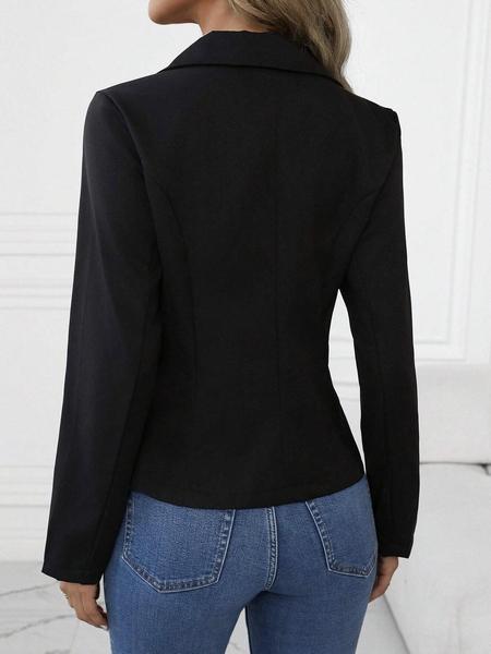 Women's Fashion Slim Fit Blazer Coat, Stylish Commuter Two-Way Wear Jacket, Elegant Office & Casual for Women