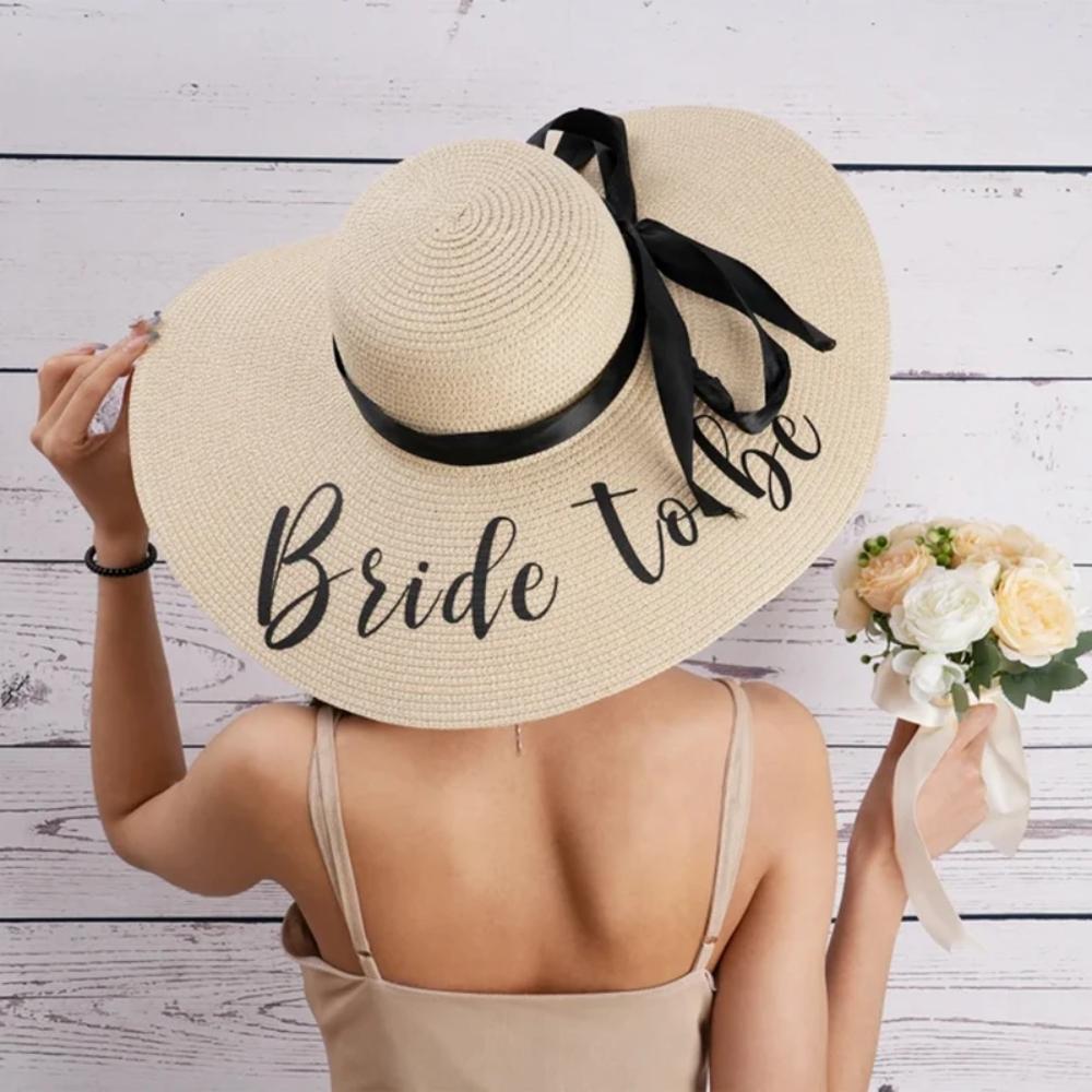 Bride To Be Future Mrs Floppy Sun Hat Bachelorette Hen Party Bridal Shower Beach Pool Wedding Honeymoon Gift Vacation Accessory