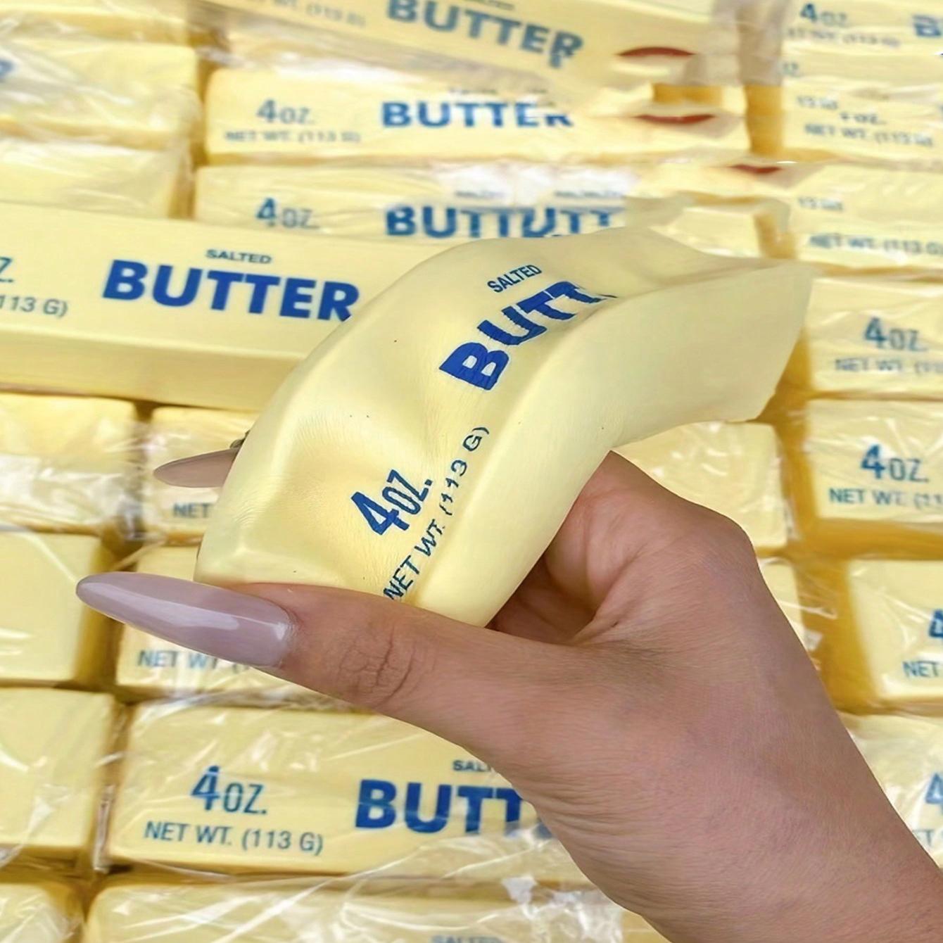 Soft Non-Toxic PU Butter Stick Squeeze Toy, Perfect for Party Games, Holidays and Christmas Gifts