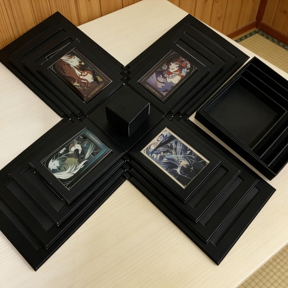 1count Five-Layer Square Album Box, Creative DIY Valentine's Day Surprise Gift Box, Couple Birthday Anniversary Gift Box