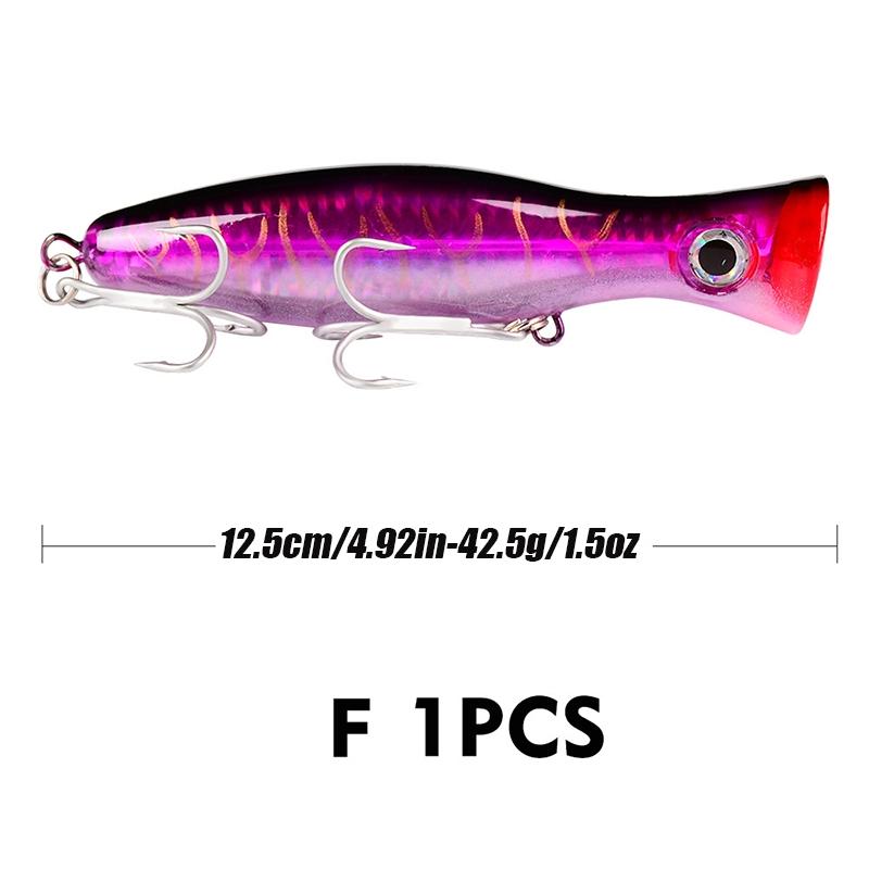 1pcs Poppy Lure Sea Fishing Large Mouth Wave Craw 13cm/43g Dragging Road Yamakaji Bass Lure, All Water Type Hard Bait