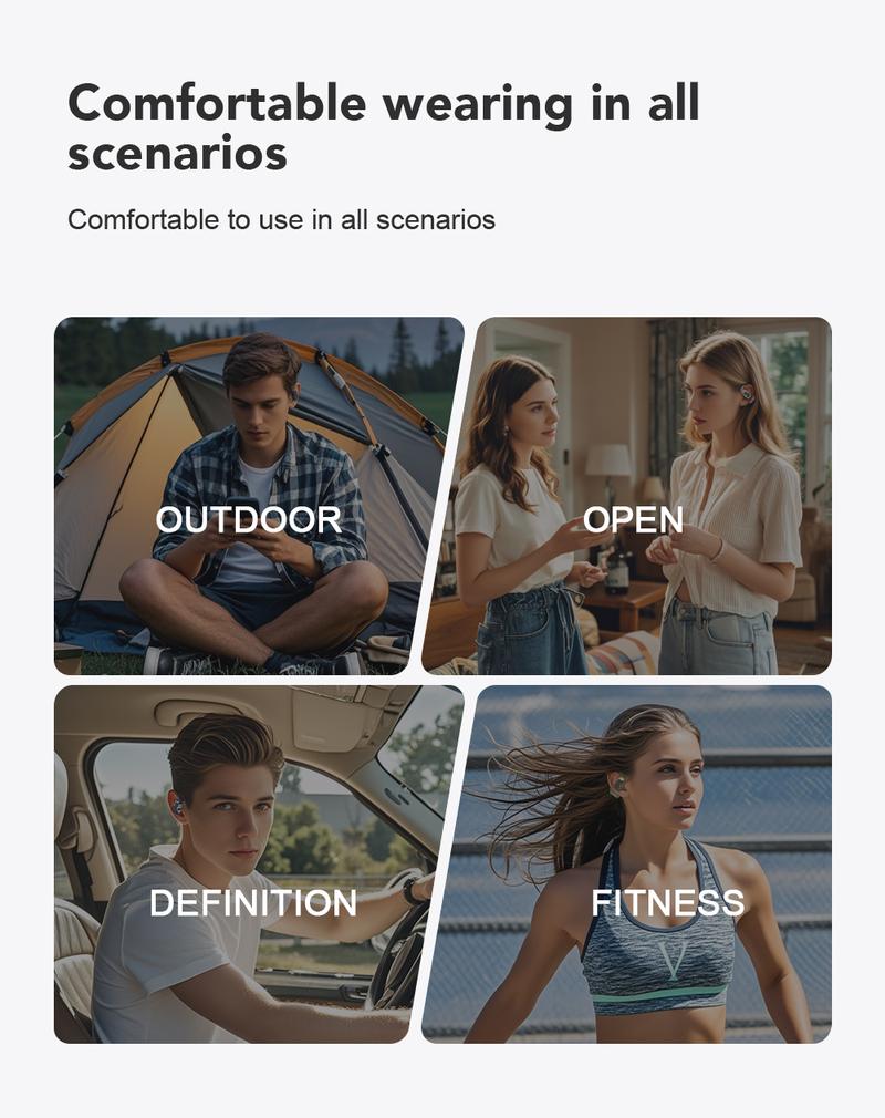 MINISO M98 Support 134 Language with Traslate APP Translator Earbuds Real-time Translation  Full Color Display Touch Translation Earbuds Real Time for iPhone and Android Headphones Translating  for Travel Business game