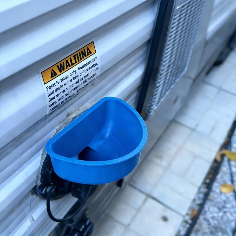 RV Freshwater Tank Filling Funnel, Easy Installation, Suitable for Rvs and Trailers, Essential Camping Gear, Durable Design