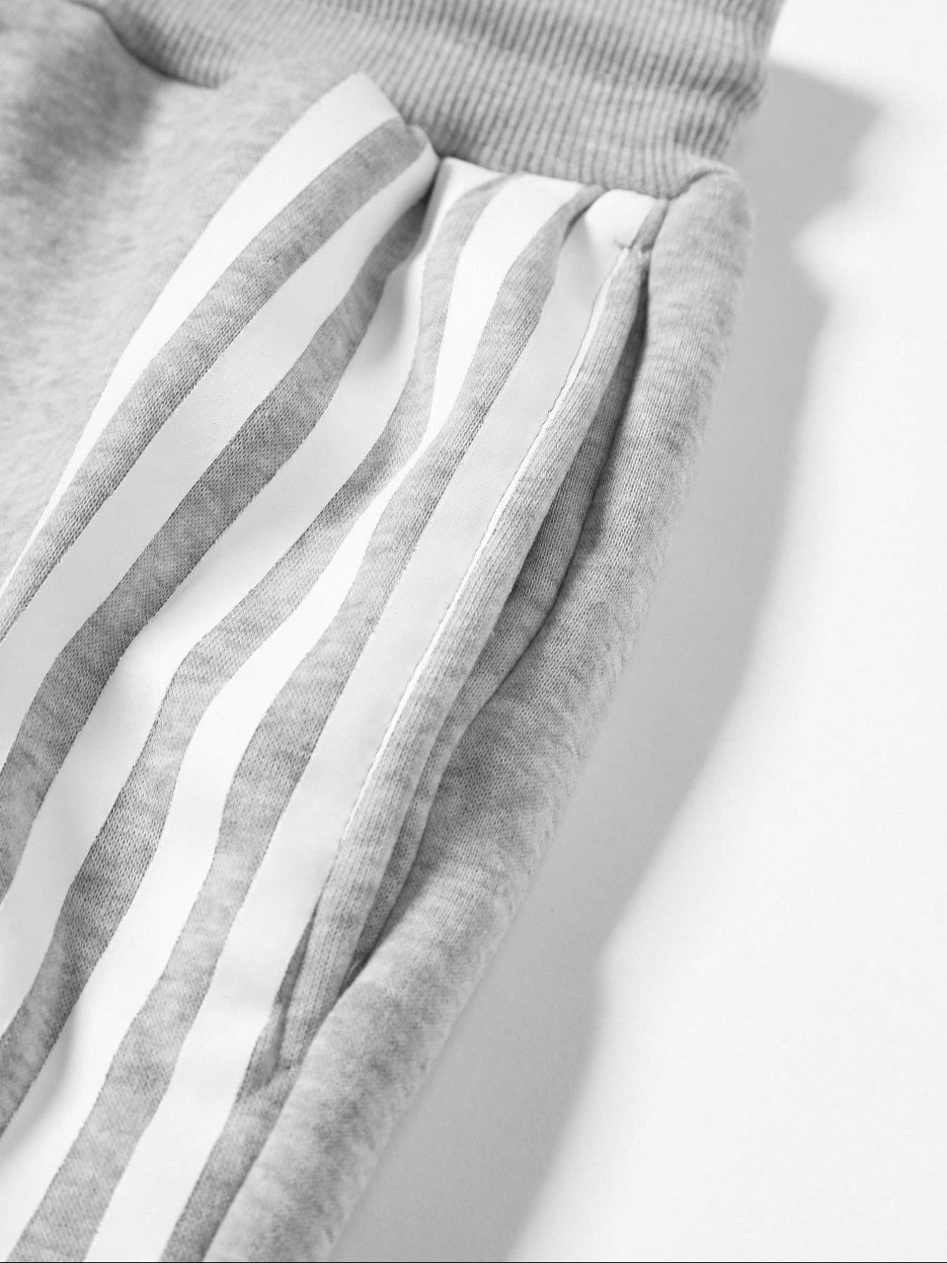 Men's Sportswear Set, Full Zip Hoodie & Drawstring Sweatpants, Fleece Lined, Casual Jogging, Fall Winter Long Sleeve Top,Winter outfits, Athletic Activewear Tracksuits