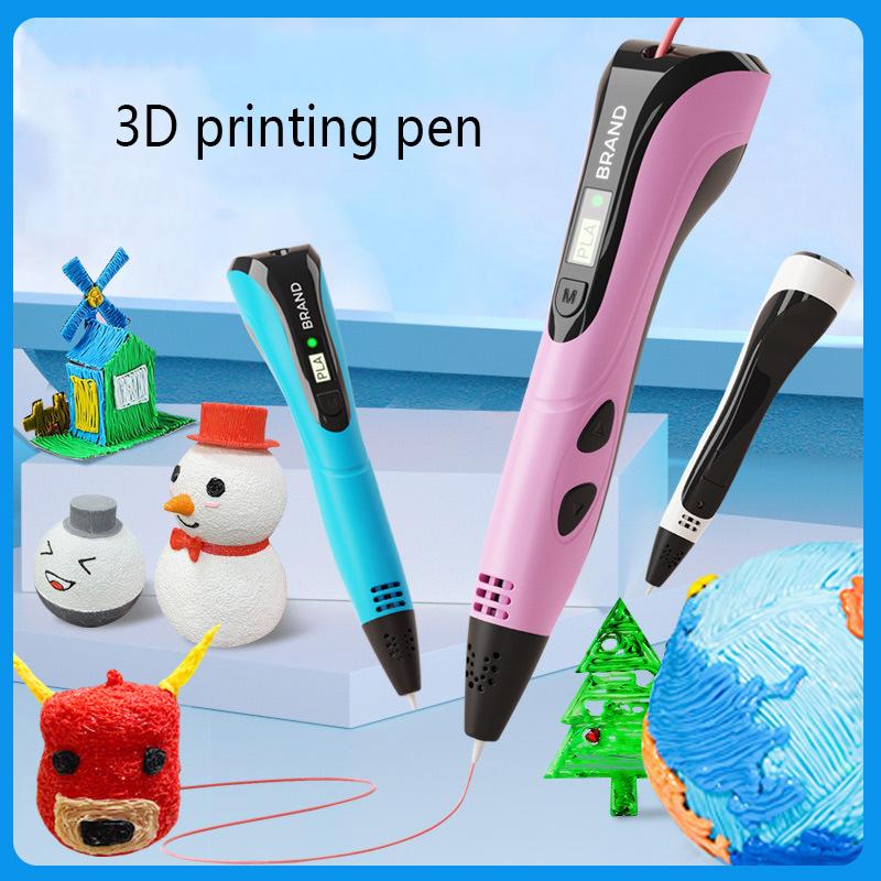 3D Printing Pen Kit, Includes Pla Filament Spool & A/c Adapter, Ergonomic Design, Easy Operation, Ideal for Kids Ages 6+ Education