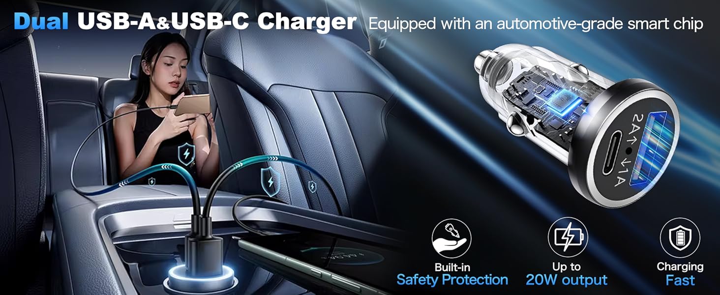 LIONO Car GPS Tracker & Charger with Built-in Rechargeable Battery, GPS Tracker for Vehicles, Hidden Car Tracker for Anti-Theft & Parking Location, for Family& Fleets, No Monthly Fee, No SIM, iOS Only