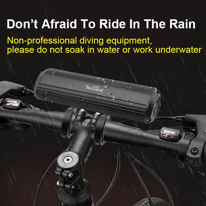 Bicycle Light 10000mah Portable Power Bank Flashlight, USB Rechargeable Mountain Bike Headlamp Accessory, Ideal for Cycling, Mtb Lights