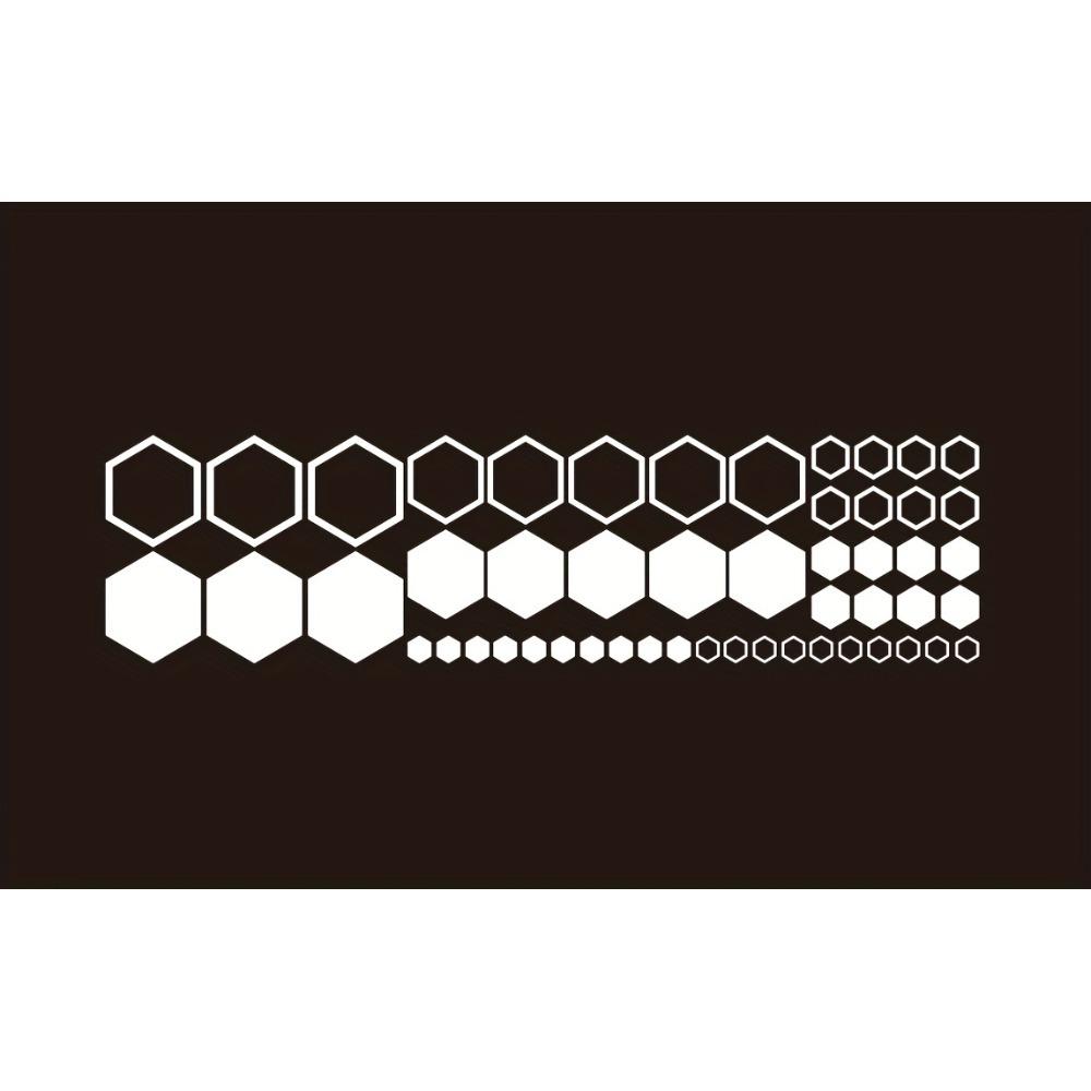 1PCS Universal Car Body Decal Sticker, Honeycomb Pattern Waistline Wrap, Easy DIY Auto Decoration, Durable Vinyl Material, Car Decals