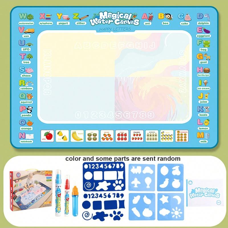 Kids Toys Water Doodle Mat, Letter Painting Coloring Pad for Toddlers, Aqua Magic Drawing Board, Toddler Arts and Crafts, Christmas Birthday Gifts