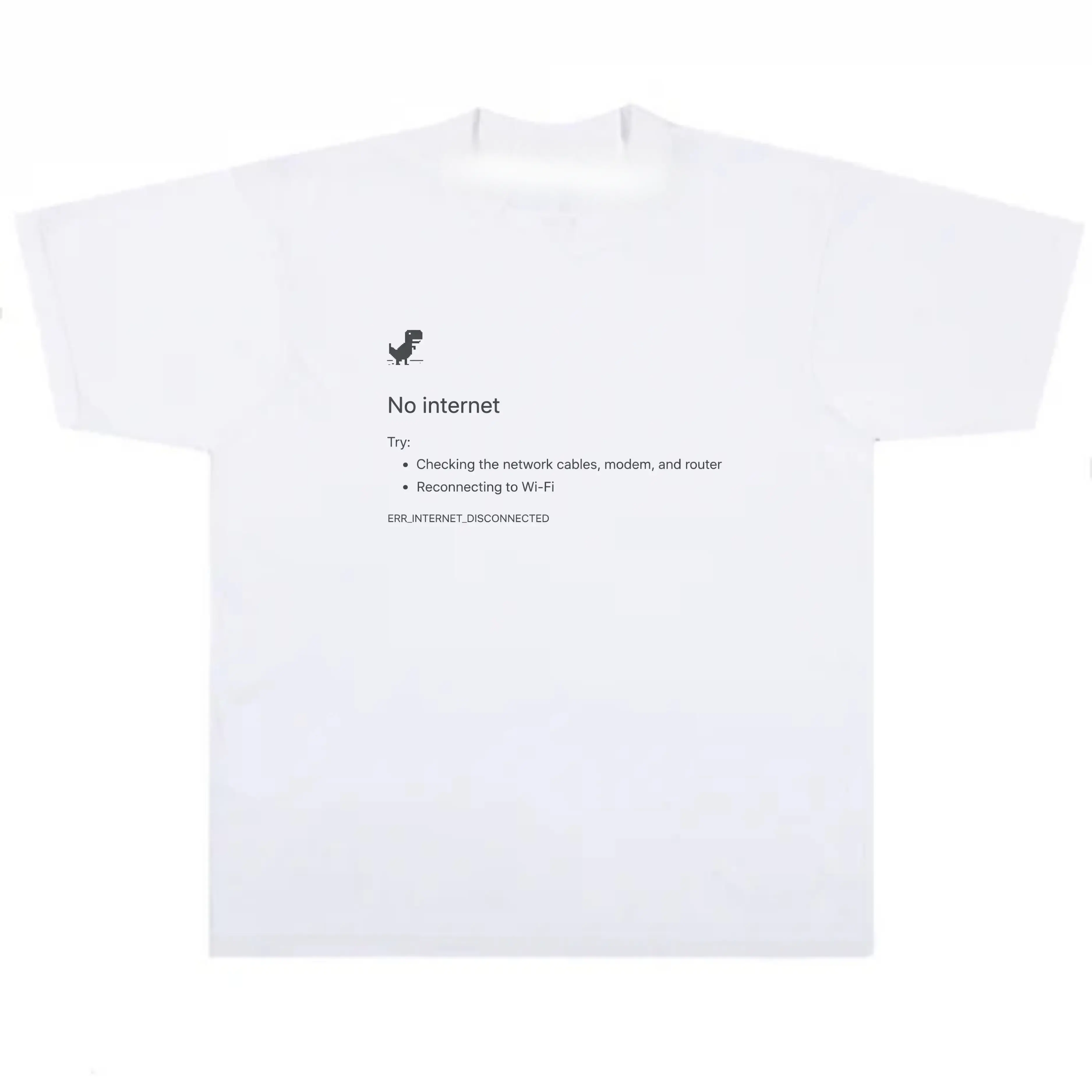 No Internet Loading Screen Graphic T-Shirt
