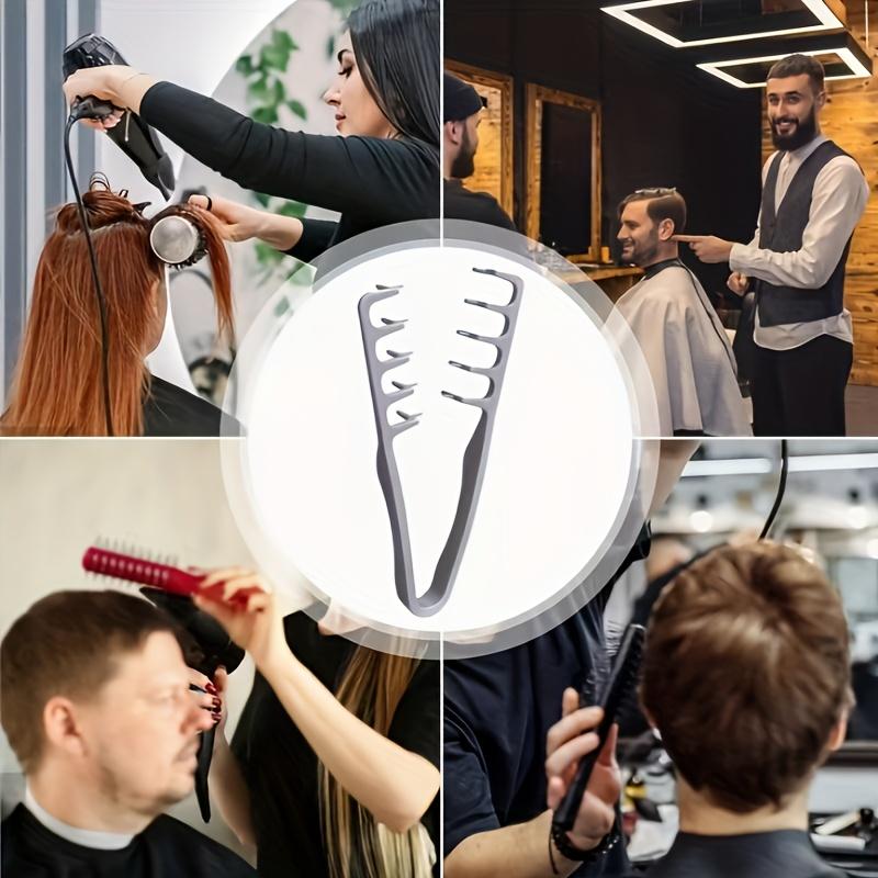 Men's Hair Styling Tool Two-In-One Folding Comb + Puffiness Toothed Styling Comb, Root Lift & Concealment, Perfect Holiday Gift for Guys