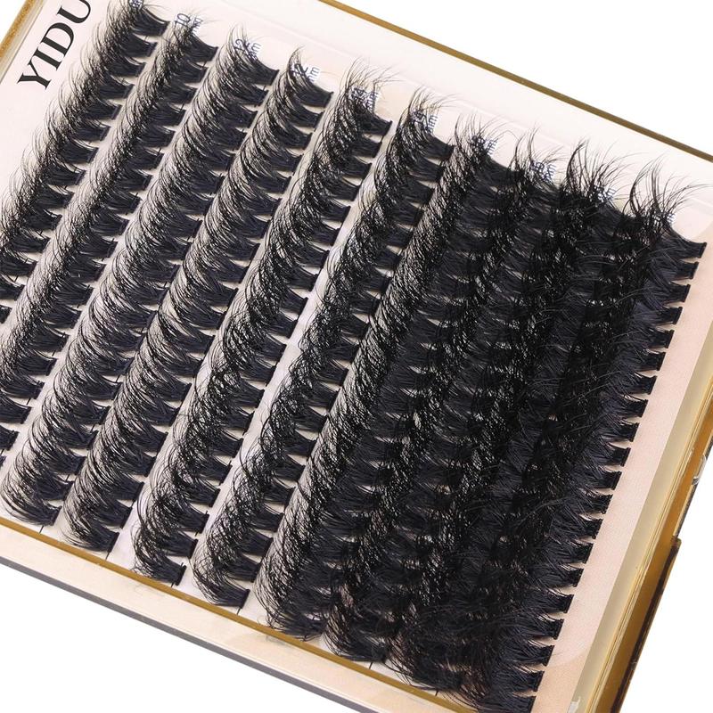 Volume Thick Lash Clusters, Fluffy Lash Clusters, 200pcs/box 10-18mm Mixed Length D Cur Lash Clusters, Wispy Individual Eyelash Extensions Clusters, DIY Volume Lash for Beginners Volume Thick Lash Clusters, Fluffy Lash Clusters, 200pcs/box 10-18mm Mixed Length D Cur Lash Clusters, Wispy Individual Eyelash Extensions Clusters, DIY Volume Lash for Beginners