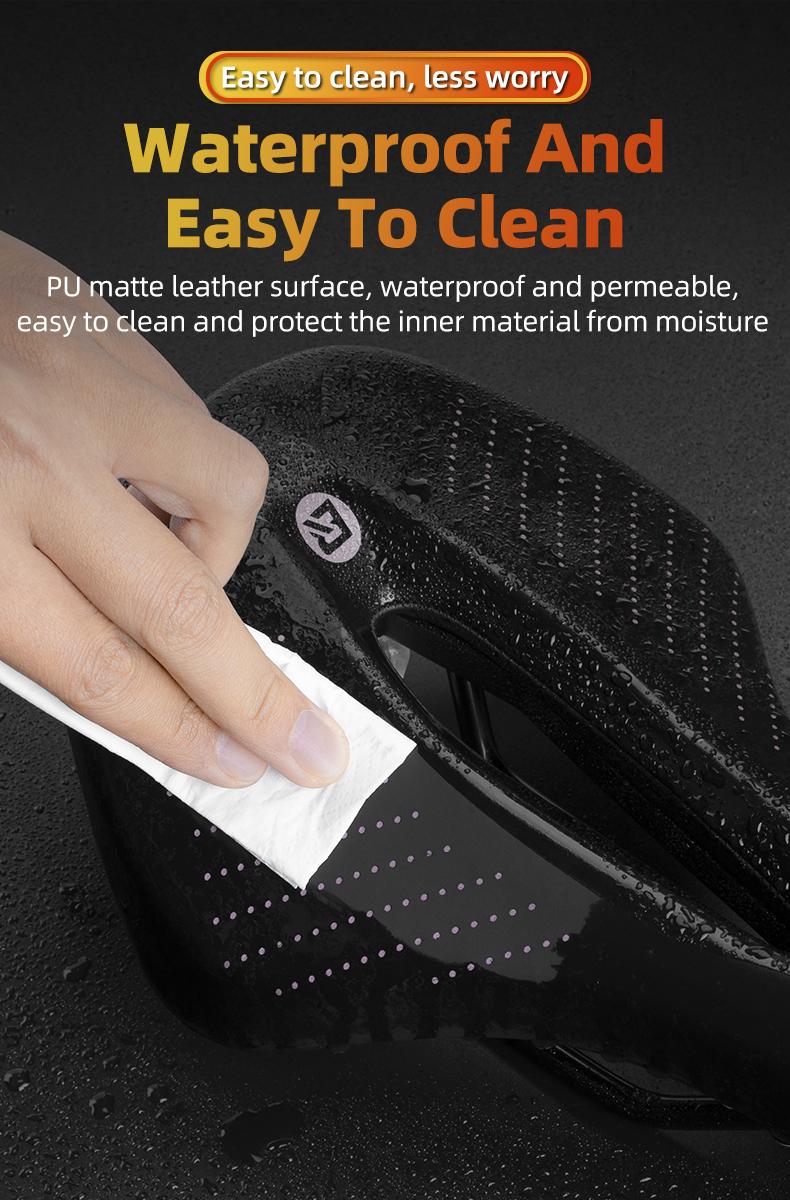 ROCKBROS Bike Saddle Ultralight Breathable Comfortable Cushion MTB Road Bicycle Seat Saddle Foldable Bicycle Saddle Racing Soft Cycling Saddle