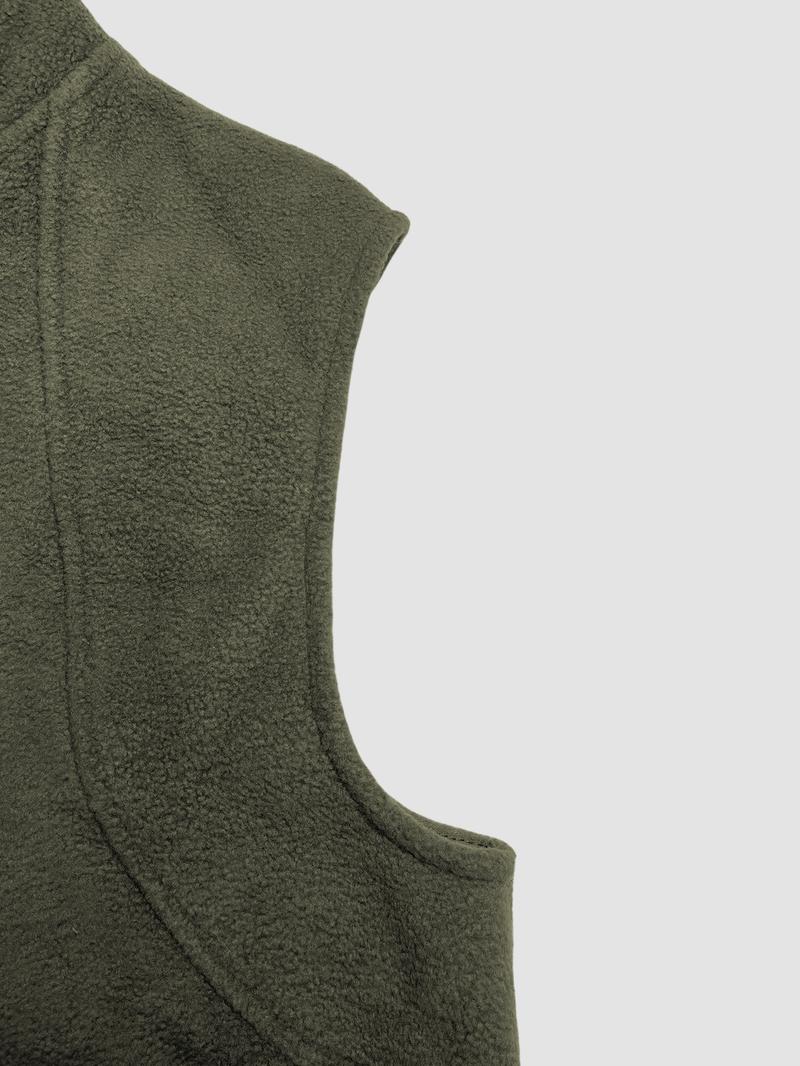 Women's Zipper Fleece Vest, Casual Versatile, Perfect for Autumn Winter, Daily Wear, Street Style, Comfortable and Stylish