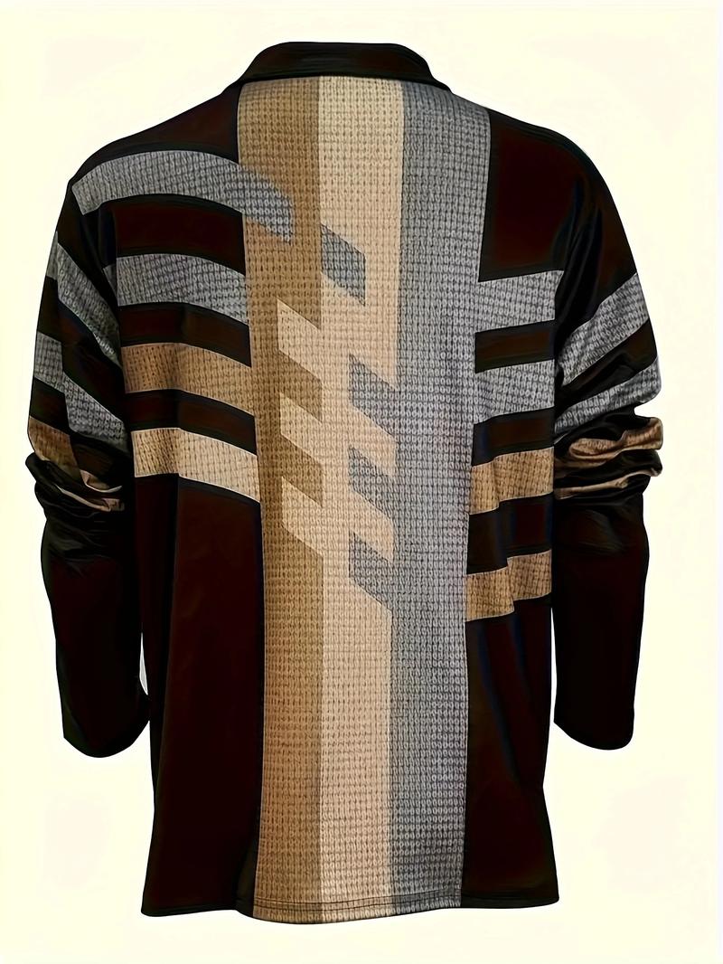 Men's fashionable casual sports Polo shirt - easy to maintain, clothing fabric - fashionable button up collar, suitable for casual all season wear Men's fashionable casual sports Polo shirt - easy to maintain, clothing fabric - fashionable button up collar, suitable for casual all season wear