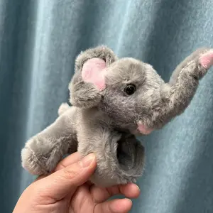 1pc a Lifelike Elephant Wrist Accessory, a Charming Stuffed Animal That Serves As a Fun Plush Toy for Party Decorations, Gifts for Halloween, Christmas, Valentine'S Day, Easter, And Birthdays, As Well As a Delightful Addition to Easter Gift Bags