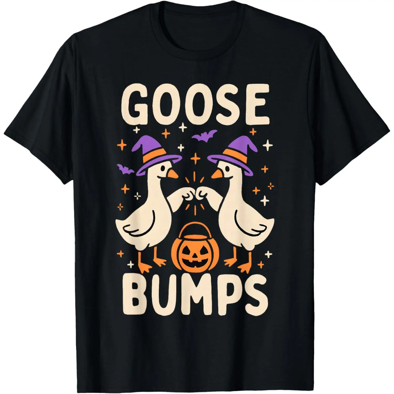 Goose Bumps Goosebumps Halloween Silly Meme Funny Fist Bump T-Shirt