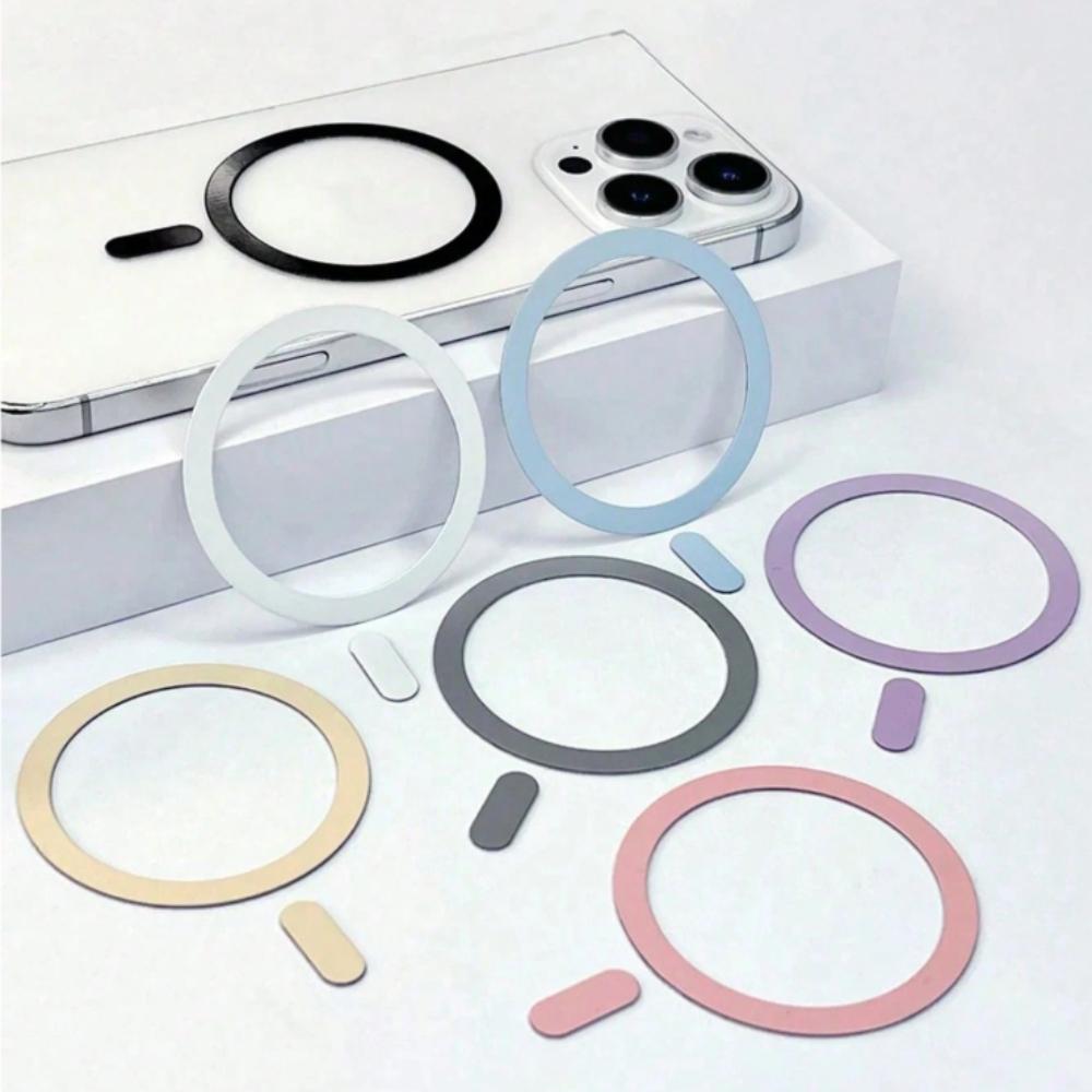 Strong Magnetic Ring, Smartphone Ring – Compatible with MagSticker Magnetic Rings – Magnetic Ring Stand for MagMagnetic Wireless Charger Case, Phone Holders Apple 17/16/15/14 Pro Max, Samsung Galaxy, and Android Devices, Mobile Accessory