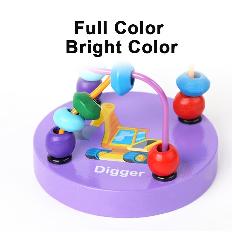 A wooden bird bead maze toy--durable chewing and educational toy for parrots, macaws, and lovebirds Large Rooftop Metal Cage Cockatiel with Stand Luxury Rolling Play Top Iron Flight Squirrel-proof Feeding Station
