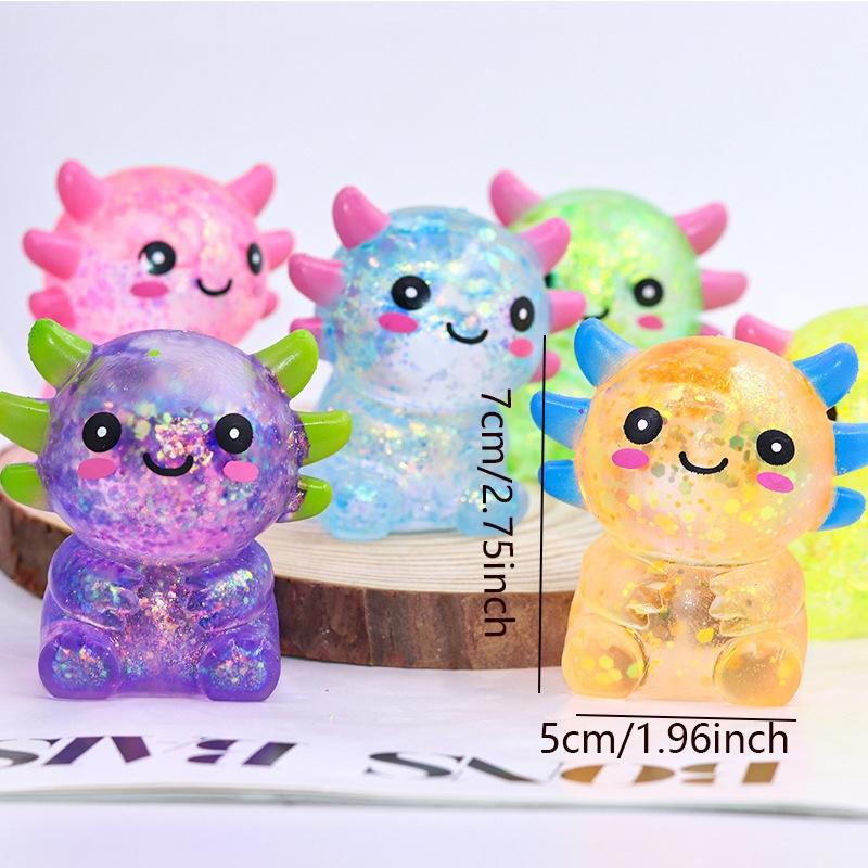7pcs/set, Sensory bundle - maltose series with various shapes, pressure resistant kneading, suitable for slow rebound kneading in learning and work, home, school, gatherings, parties, events, and giving to family and friends