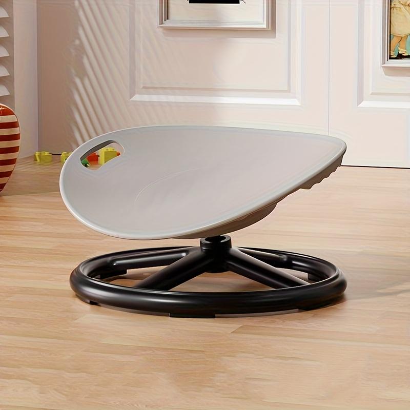 This chair features a swivel design, an oval eggshell shape, a non-slip metal base, and a sturdy plastic frame. It is ideal for training centers, sports stadiums, and home environments.
