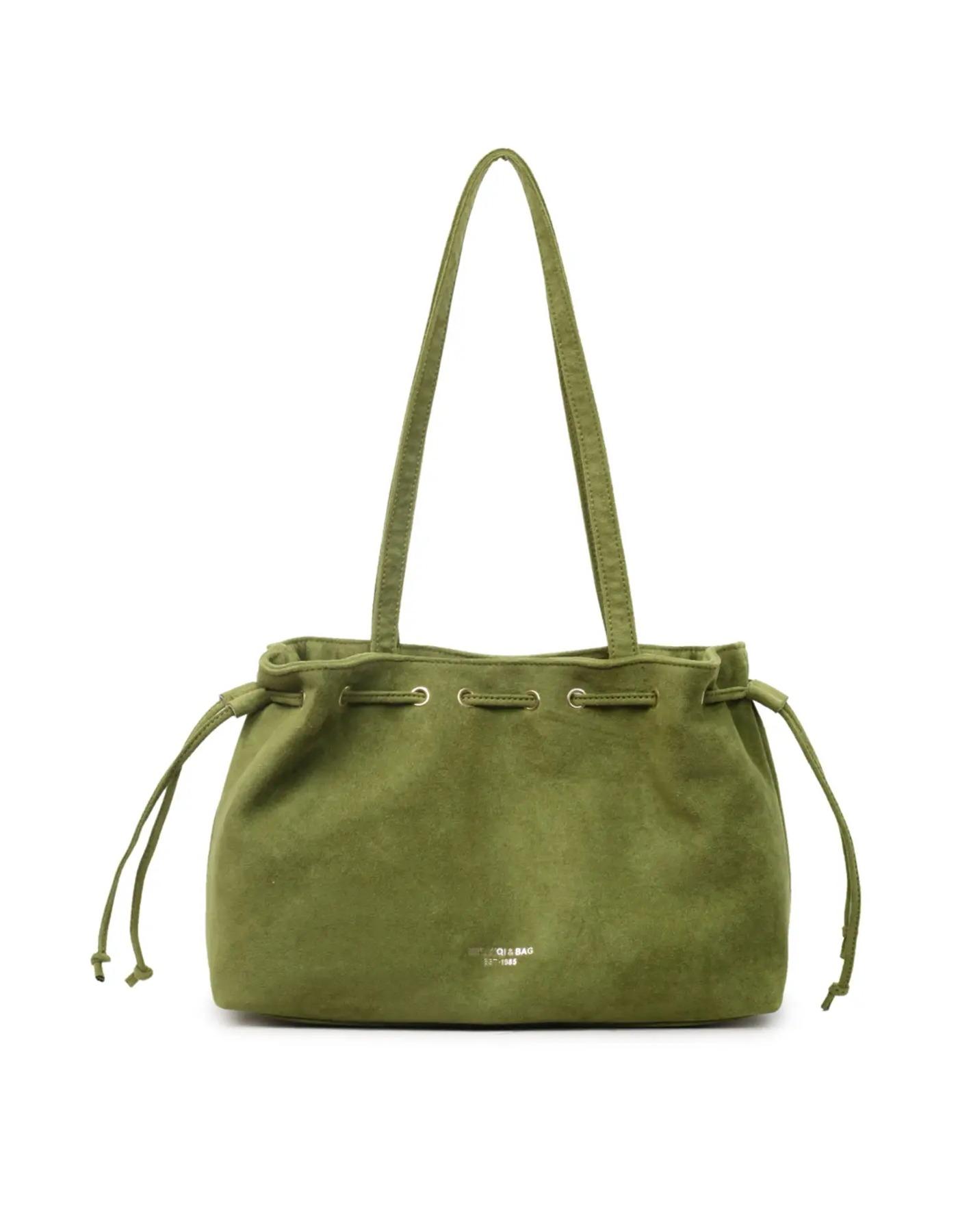 Retro Exquisite Relaxing Drawstring-Closure Tote Bag for Women, Chic Adjustable Large-Capacity Everyday Purse, Gym & Commuter Bag for Files, Tablets, Dates