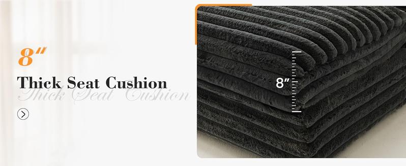 (2 Packages)APICIZON 53"Oversized Chaise Lounge Chair,Fluffy Cozy Sleep Couch with 4 Pillows,Modern Full Size Sofa for Bed Room/Living Room for Rest (2 Packages)APICIZON 53"Oversized Chaise Lounge Chair,Fluffy Cozy Sleep Couch with 4 Pillows,Modern Full Size Sofa for Bed Room/Living Room for Rest