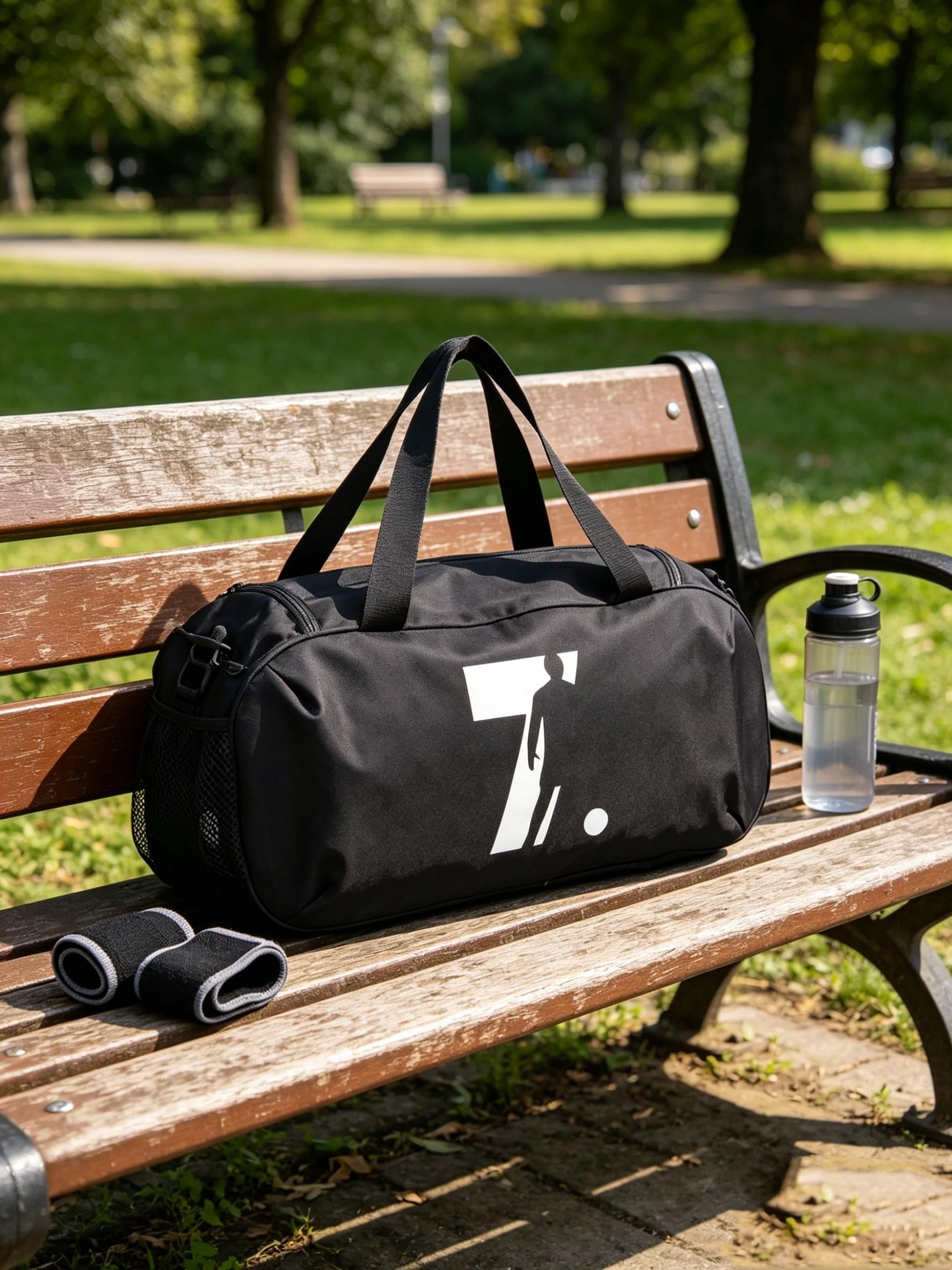Shark Theme Sports Travel Bag, Large Capacity Lightweight Gym Bag, Adjustable Strap, Ideal for Yoga, Fitness, Commute, Campus, Outdoor Activities