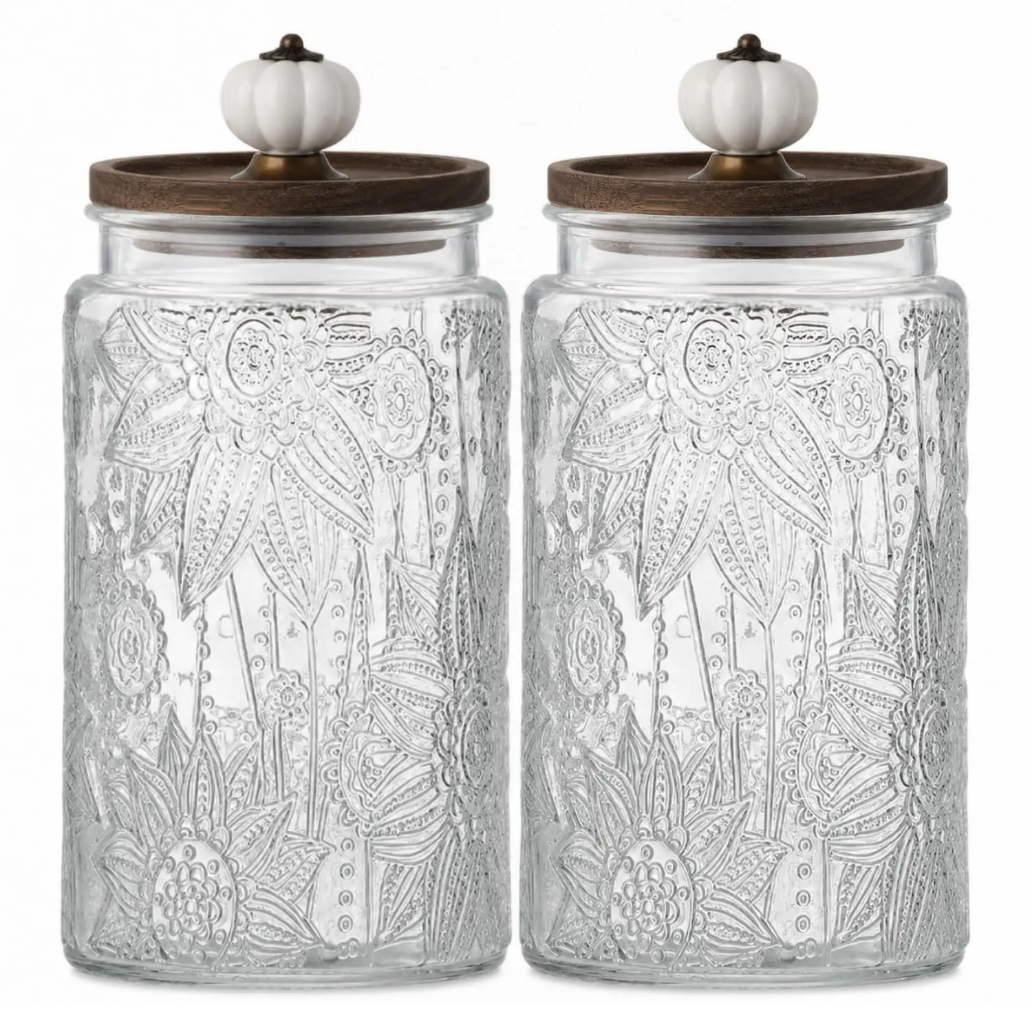 Round Sunflower, 34 fl oz, Set of 2