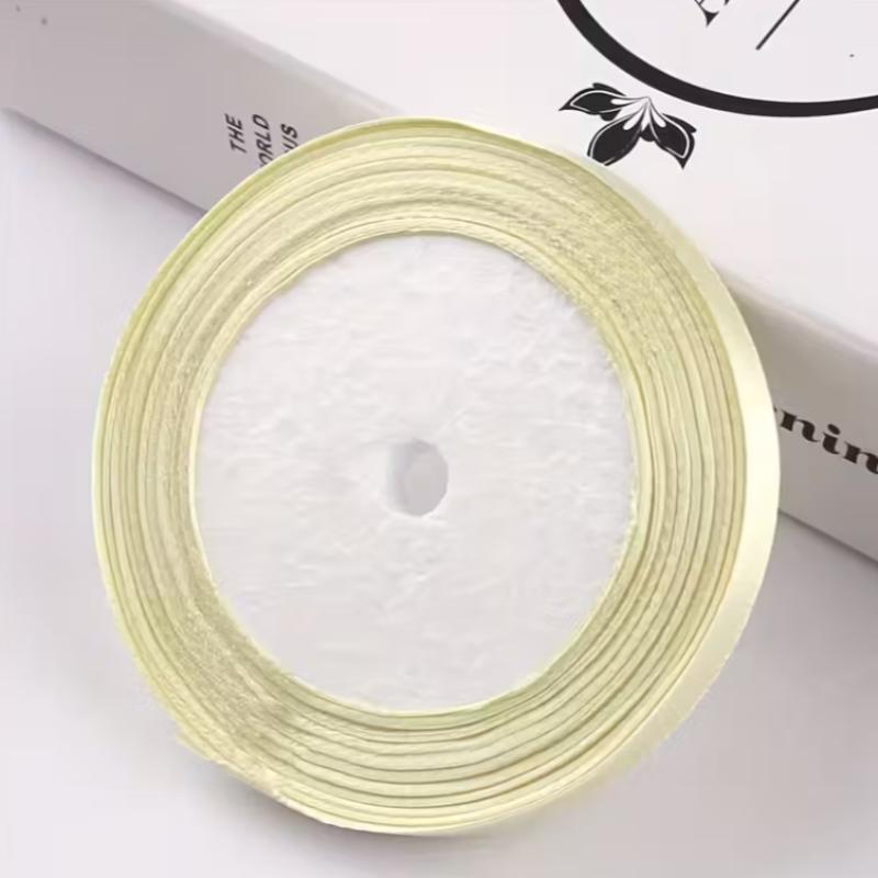 1 Roll 1cm X 25 Yards Satin Ribbon, Perfect for Gift Wrapping, Craft Making, Balloon Decorations, Bow Making, Wedding Details, Party Gifts