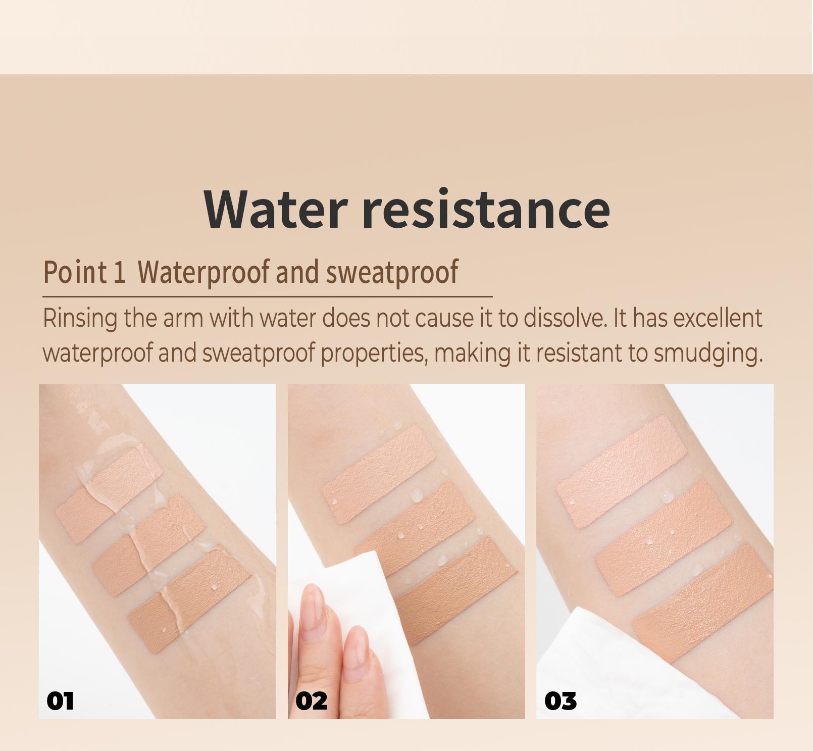 3-tone concealer, concealer, contouring concealer, facial concealer, dark circle concealer, blemish and acne scar concealer, high-coverage concealer, waterproof concealer, long-lasting concealer