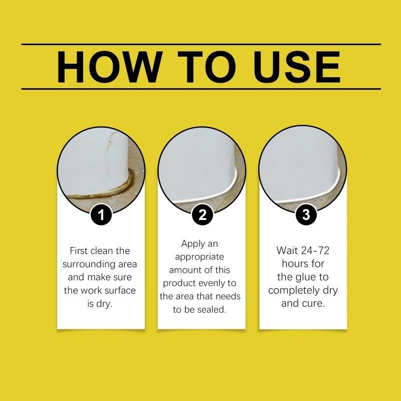 Plastic Steel Putty for Kitchen Bathroom, Waterproof Sealant, Anti-Mold Adhesive, Sink Tile Pipe Leak Repair, Gap Filler, Durable Fixing Solution