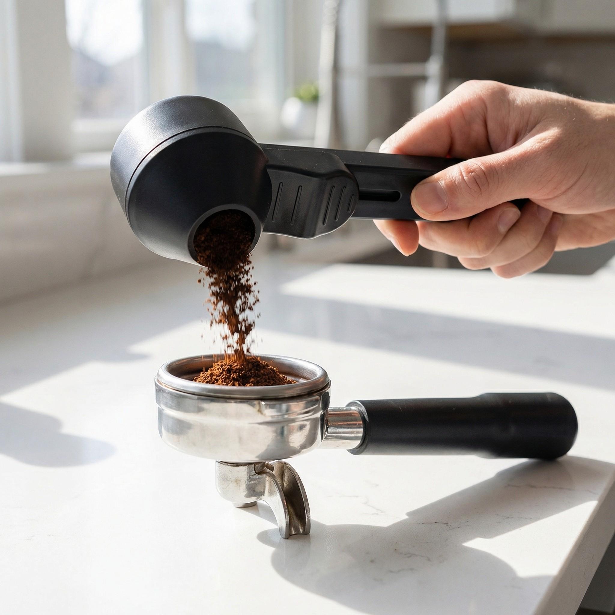 Creative Coffee Scoop with Long Handle, Large Capacity Leak-Proof Round Spoon, Innovative Coffee Measuring Tool, Perfect for Baristas & Home Use