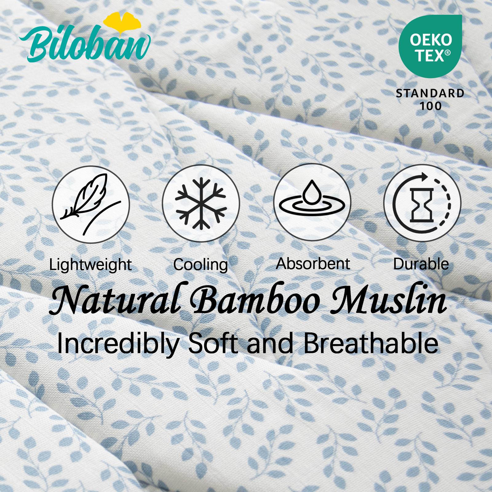 Biloban Cooling Bamboo Muslin Play Mat Playpen Mat - Ultra-Soft Breathable Absorbent Non-slip Large Padded Foam Portable Lightweight Indoor Outdoor Activity Mat Kids Crawling Tummy Time Perfect Nursery Gifts #TiktokShopSpringGlowUp Biloban Cooling Bamboo Muslin Play Mat Playpen Mat - Ultra-Soft Breathable Absorbent Non-slip Large Padded Foam Portable Lightweight Indoor Outdoor Activity Mat Kids Crawling Tummy Time Perfect Nursery Gifts #TiktokShopSpringGlowUp