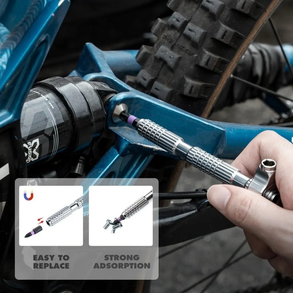 66-In-1 Ratchet Screwdriver, S2 Steel Tip, Magnetic Design, Multi-Functional Tool for Electrical Repair, Home Improvement, Bicycles, Hardware Tools